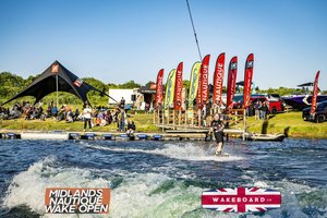Rider at the 2024 Midlands Nautique Wake Open - Photo Mantis Pro Media