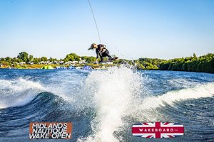 Rider at the 2024 Midlands Nautique Wake Open - Photo Mantis Pro Media