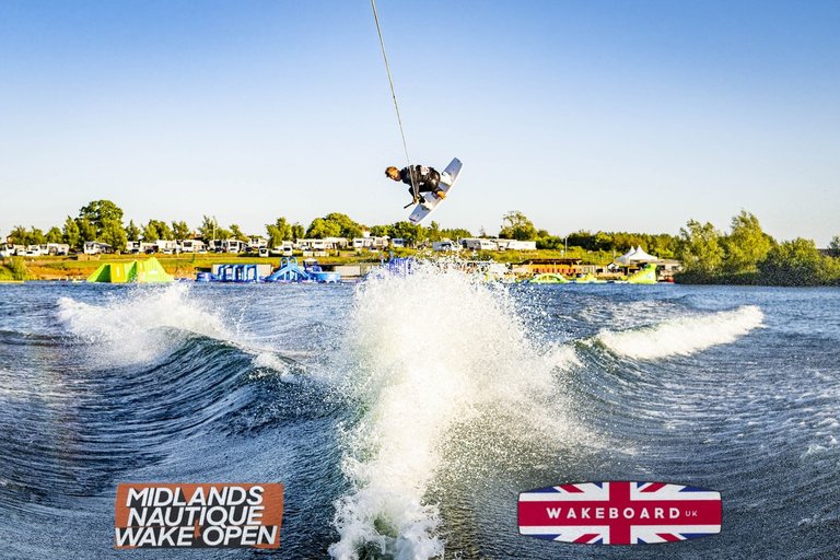 Rider at the 2024 Midlands Nautique Wake Open - Photo Mantis Pro Media