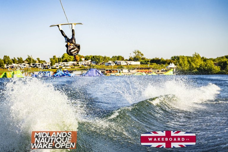 Rider at the 2024 Midlands Nautique Wake Open - Photo Mantis Pro Media