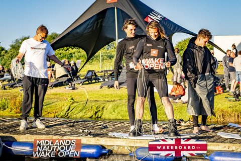 Rider at the 2024 Midlands Nautique Wake Open - Photo Mantis Pro Media