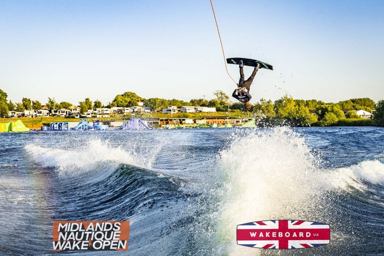 Rider at the 2024 Midlands Nautique Wake Open - Photo Mantis Pro Media