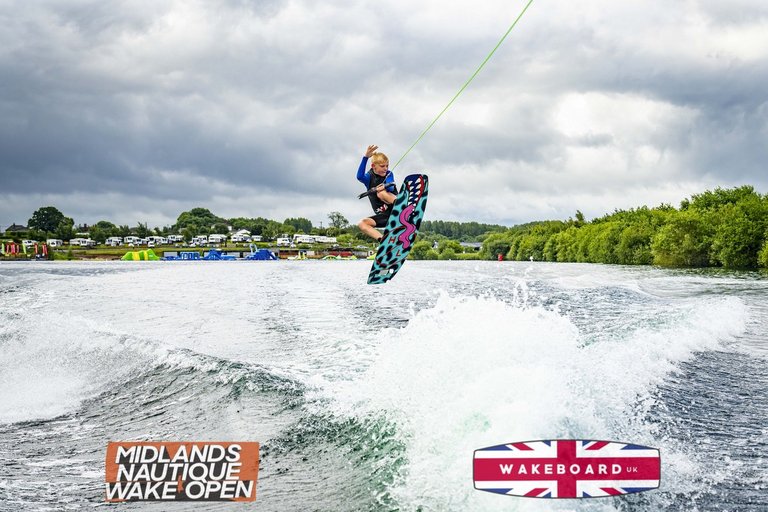 Rider at the 2024 Midlands Nautique Wake Open - Photo Mantis Pro Media