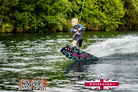 Rider at the 2024 Midlands Nautique Wake Open - Photo Mantis Pro Media