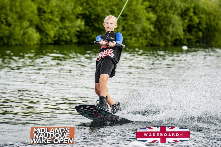 Rider at the 2024 Midlands Nautique Wake Open - Photo Mantis Pro Media