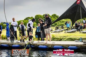 Rider at the 2024 Midlands Nautique Wake Open - Photo Mantis Pro Media