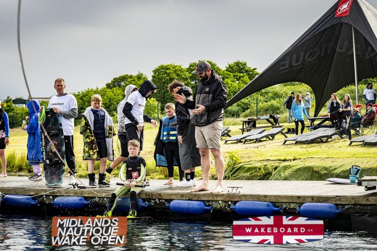 Rider at the 2024 Midlands Nautique Wake Open - Photo Mantis Pro Media