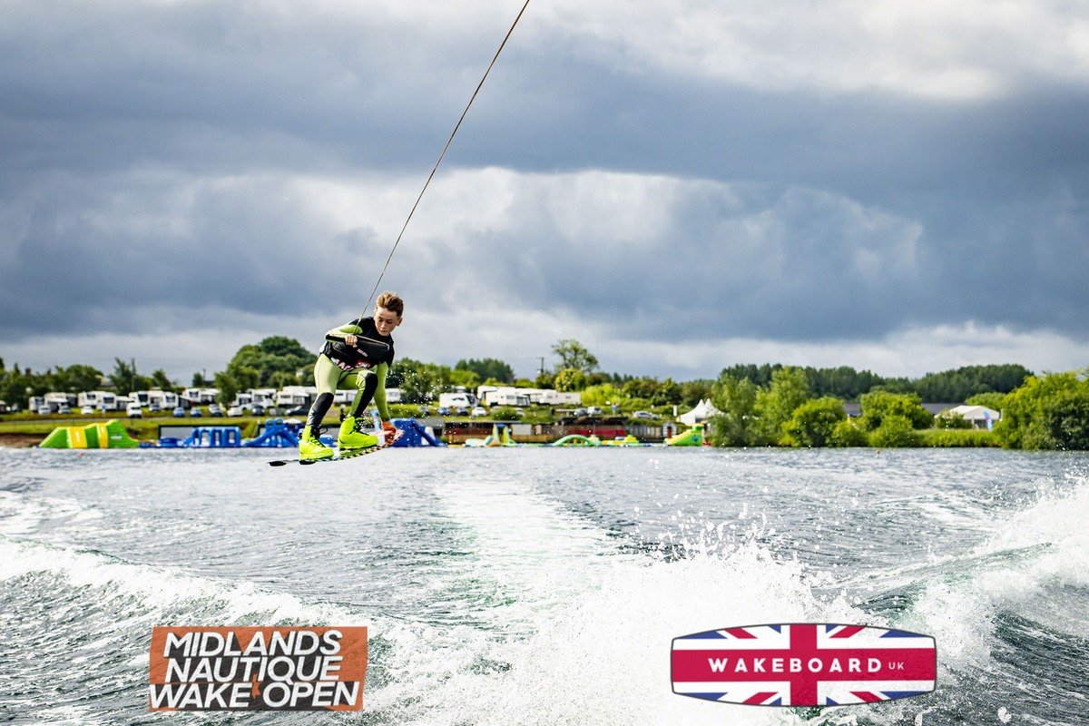Rider at the 2024 Midlands Nautique Wake Open