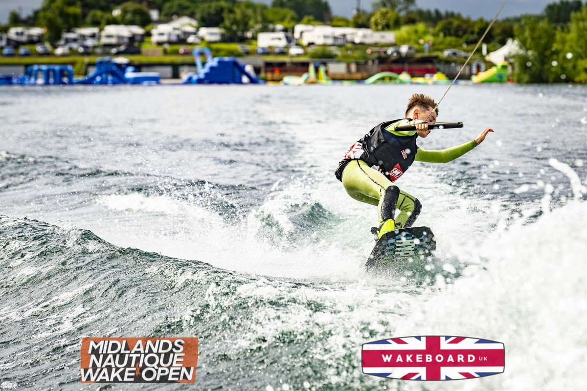 Rider at the 2024 Midlands Nautique Wake Open