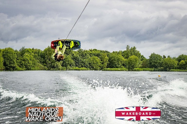 Rider at the 2024 Midlands Nautique Wake Open - Photo Mantis Pro Media
