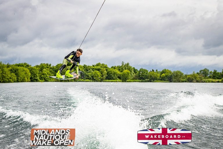 Rider at the 2024 Midlands Nautique Wake Open - Photo Mantis Pro Media
