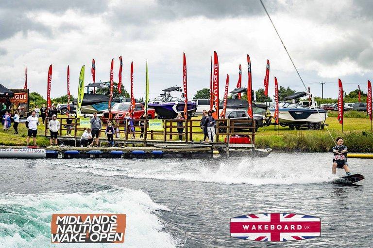 Rider at the 2024 Midlands Nautique Wake Open - Photo Mantis Pro Media