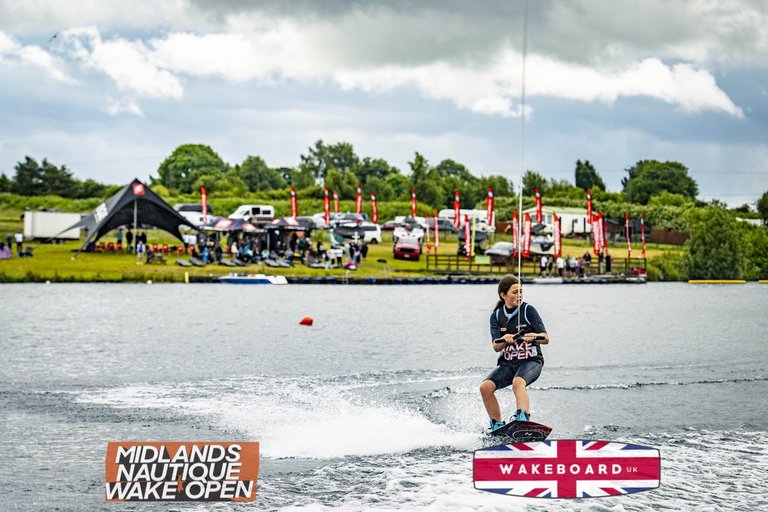 Rider at the 2024 Midlands Nautique Wake Open - Photo Mantis Pro Media