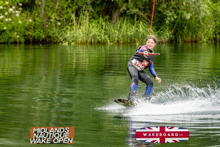Rider at the 2024 Midlands Nautique Wake Open - Photo Mantis Pro Media