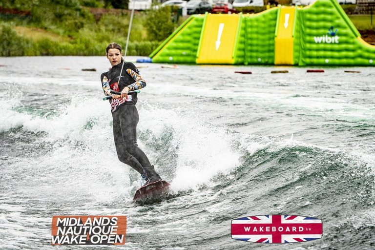 Rider at the 2024 Midlands Nautique Wake Open - Photo Mantis Pro Media