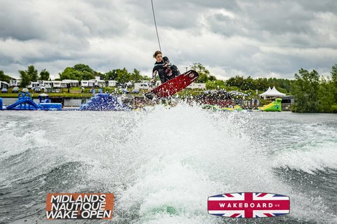 Rider at the 2024 Midlands Nautique Wake Open - Photo Mantis Pro Media