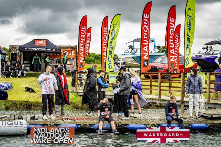 Rider at the 2024 Midlands Nautique Wake Open - Photo Mantis Pro Media