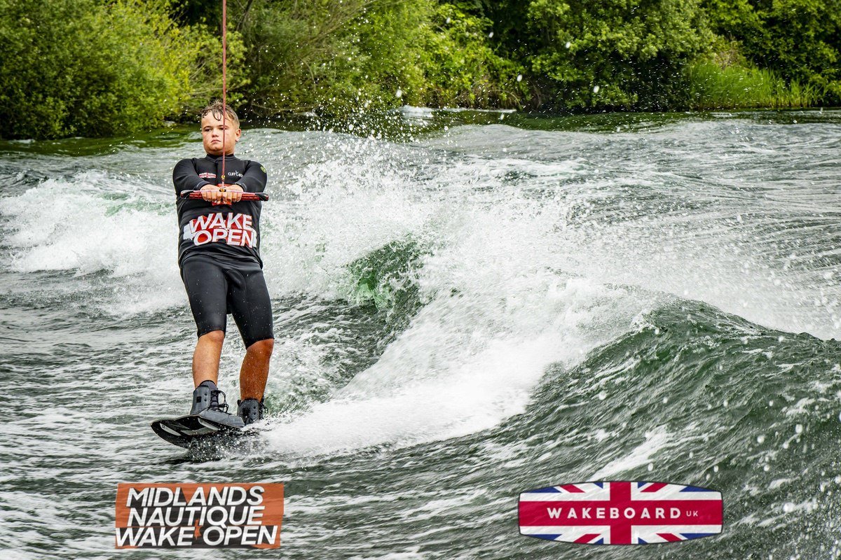 Rider at the 2024 Midlands Nautique Wake Open