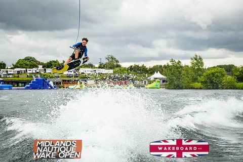 Rider at the 2024 Midlands Nautique Wake Open - Photo Mantis Pro Media