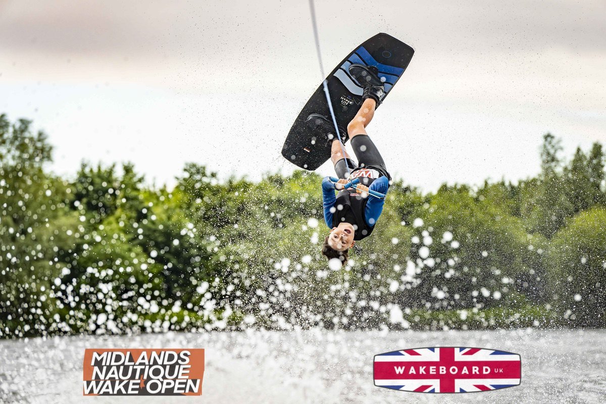 Rider at the 2024 Midlands Nautique Wake Open