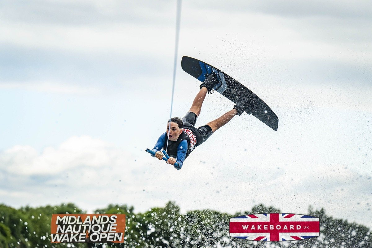 Marley O'Toole at the 2024 Midlands Nautique Wake Open