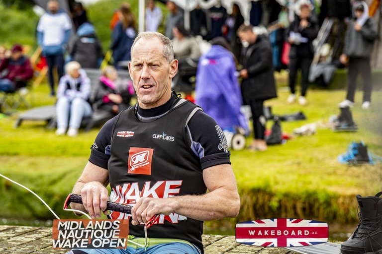 Rider at the 2024 Midlands Nautique Wake Open - Photo Mantis Pro Media