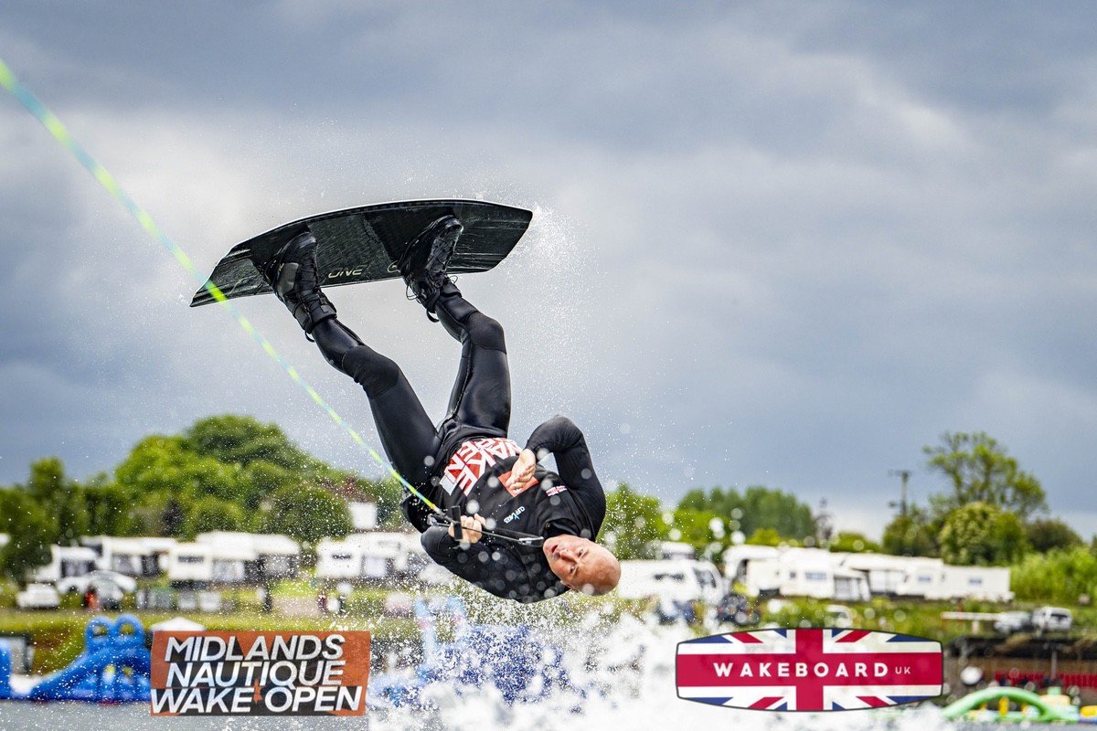 Rider at the 2024 Midlands Nautique Wake Open