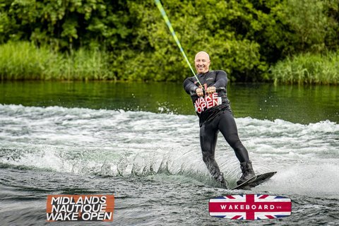 Rider at the 2024 Midlands Nautique Wake Open - Photo Mantis Pro Media