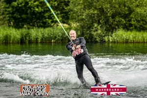 Rider at the 2024 Midlands Nautique Wake Open - Photo Mantis Pro Media