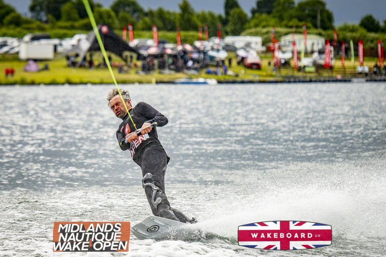 Rider at the 2024 Midlands Nautique Wake Open - Photo Mantis Pro Media