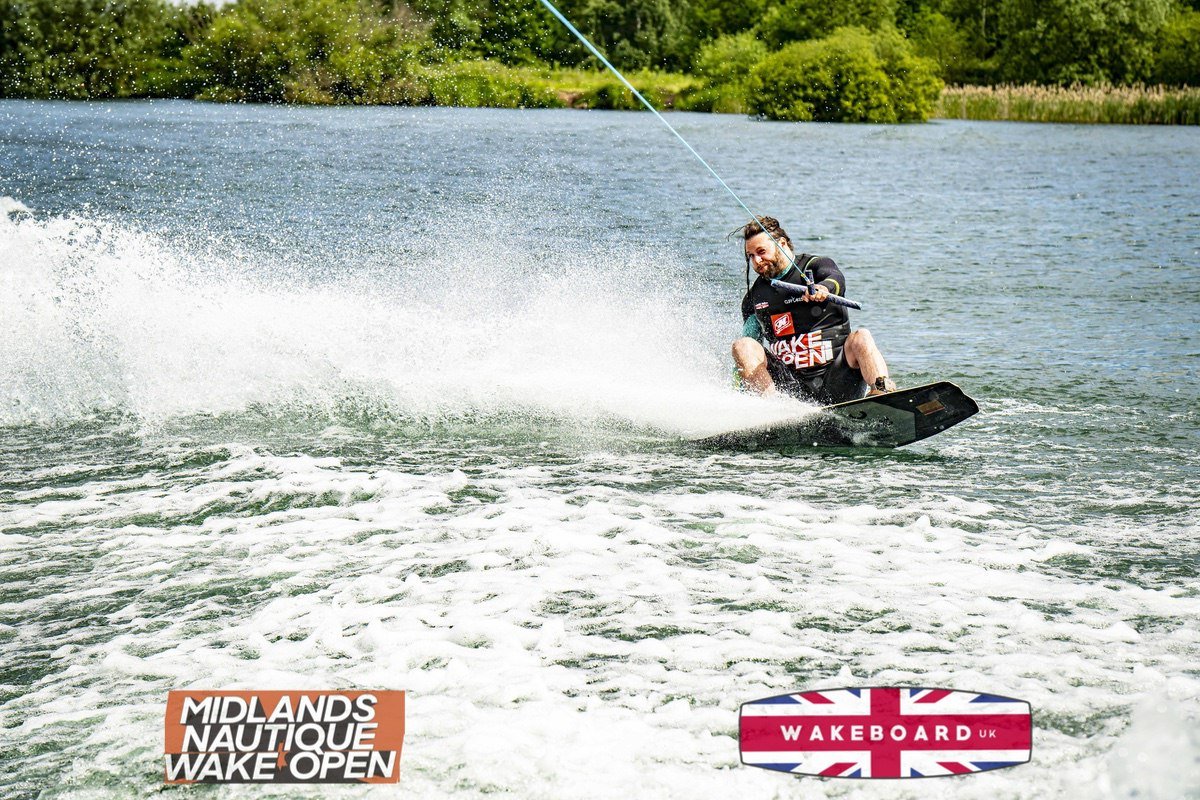 Rider at the 2024 Midlands Nautique Wake Open