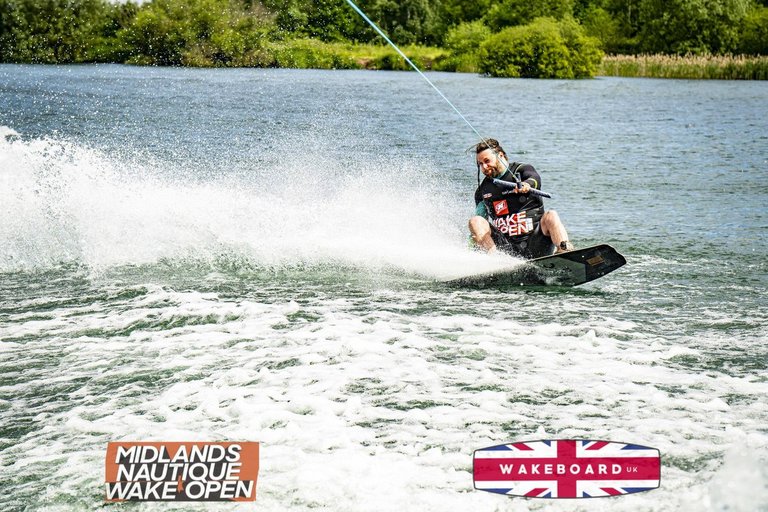 Rider at the 2024 Midlands Nautique Wake Open - Photo Mantis Pro Media