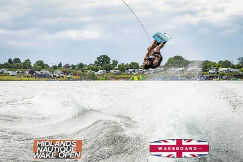 Rider at the 2024 Midlands Nautique Wake Open - Photo Mantis Pro Media