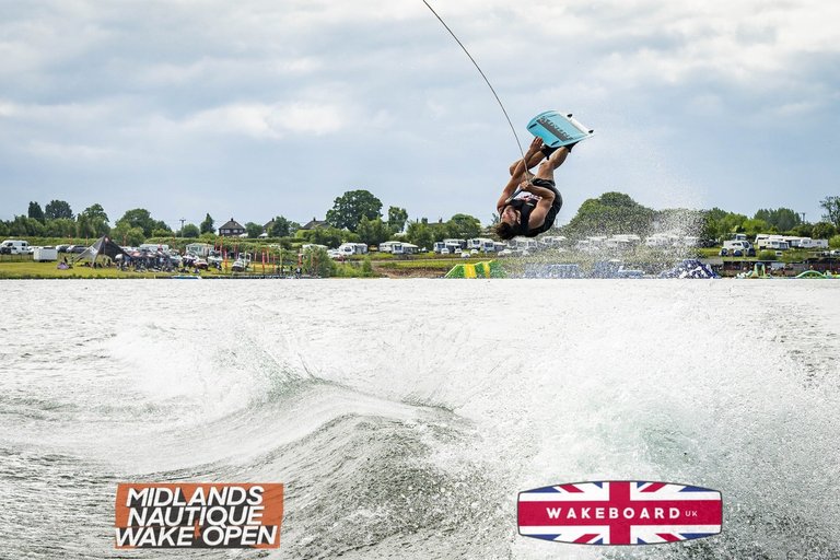 Rider at the 2024 Midlands Nautique Wake Open - Photo Mantis Pro Media