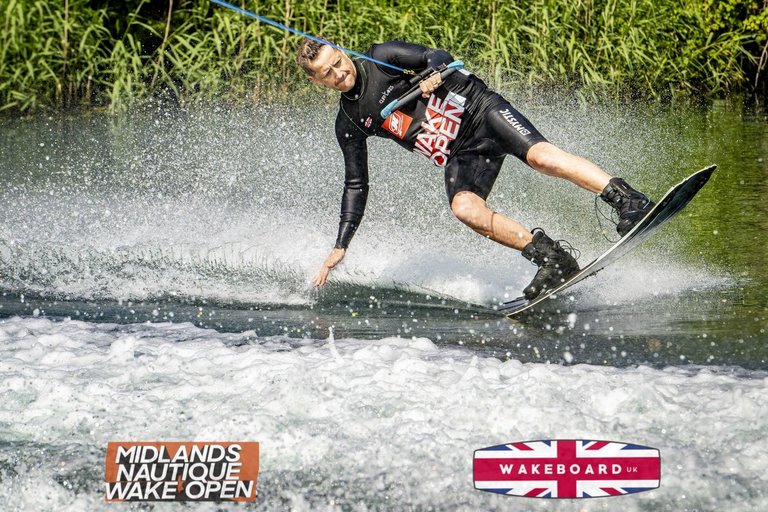 Rider at the 2024 Midlands Nautique Wake Open - Photo Mantis Pro Media