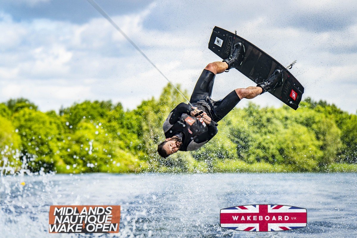 Rider at the 2024 Midlands Nautique Wake Open