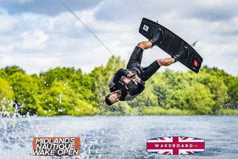 Rider at the 2024 Midlands Nautique Wake Open - Photo Mantis Pro Media