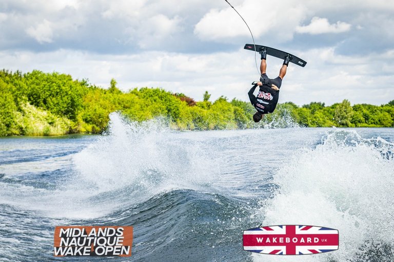 Rider at the 2024 Midlands Nautique Wake Open - Photo Mantis Pro Media