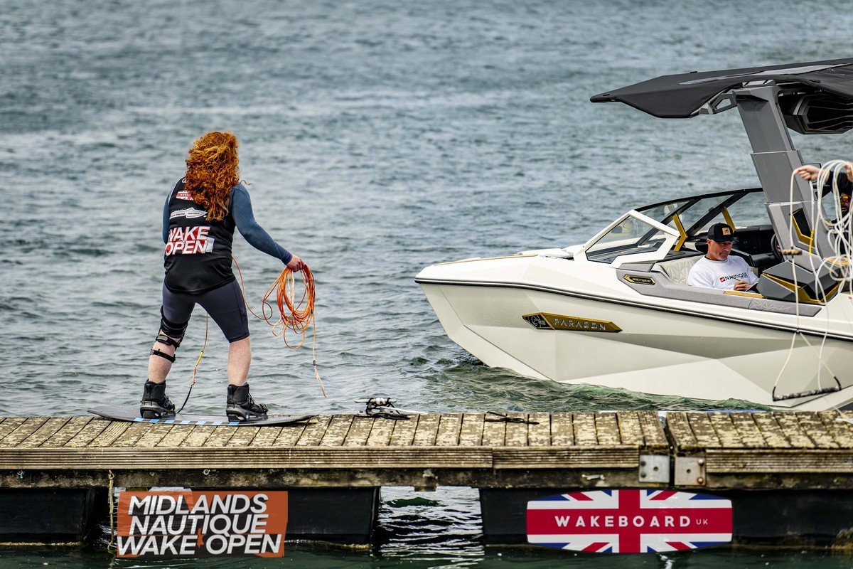 Rider at the 2024 Midlands Nautique Wake Open