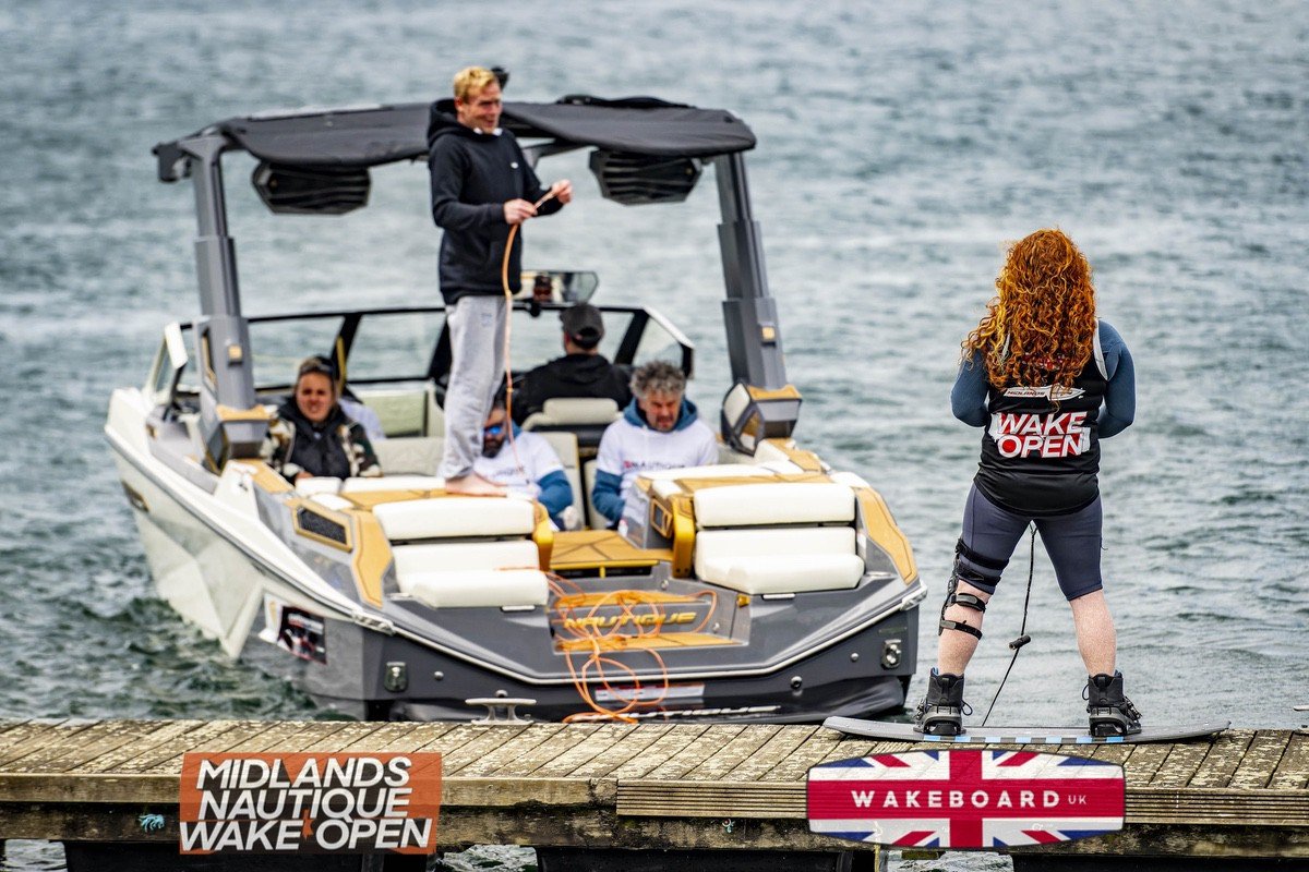 Rider at the 2024 Midlands Nautique Wake Open