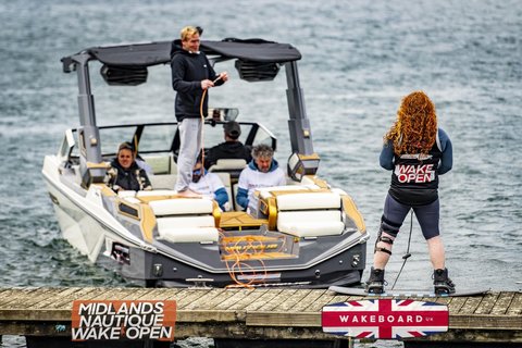 Rider at the 2024 Midlands Nautique Wake Open - Photo Mantis Pro Media