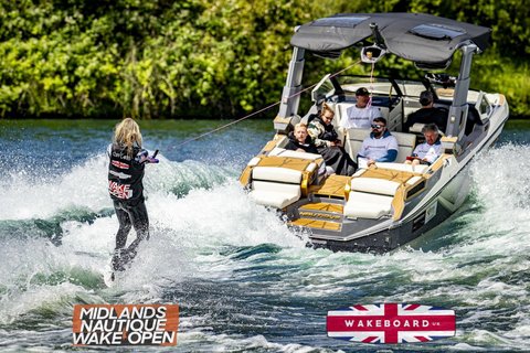 Rider at the 2024 Midlands Nautique Wake Open - Photo Mantis Pro Media