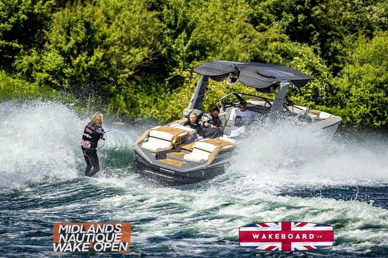 Rider at the 2024 Midlands Nautique Wake Open - Photo Mantis Pro Media