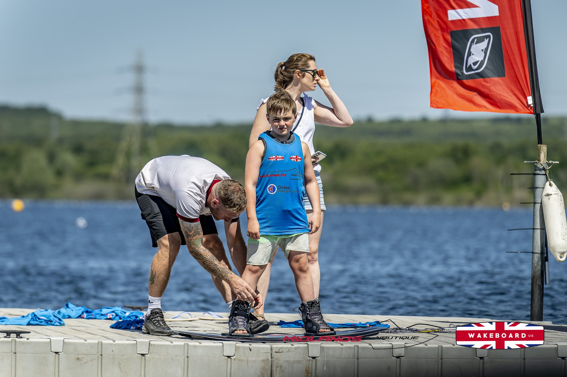 Rider at the 2025 Midlands Nautique UK Wake Nationals Wakeboard
