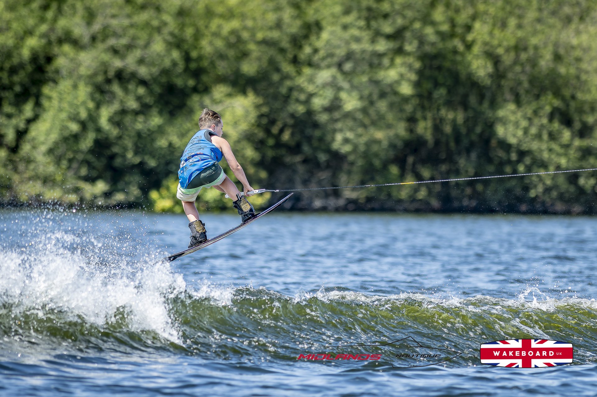 Rider at the 2025 Midlands Nautique UK Wake Nationals Wakeboard