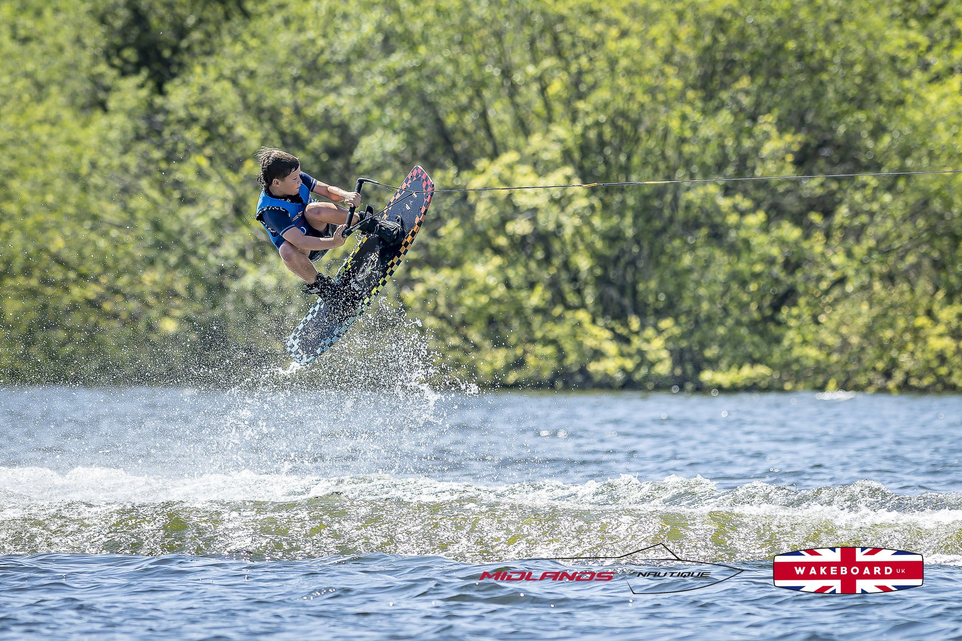 Rider at the 2025 Midlands Nautique UK Wake Nationals Wakeboard