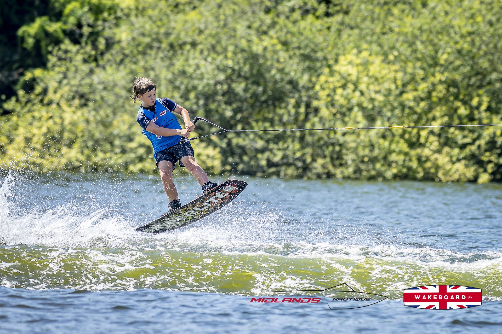 Rider at the 2025 Midlands Nautique UK Wake Nationals Wakeboard