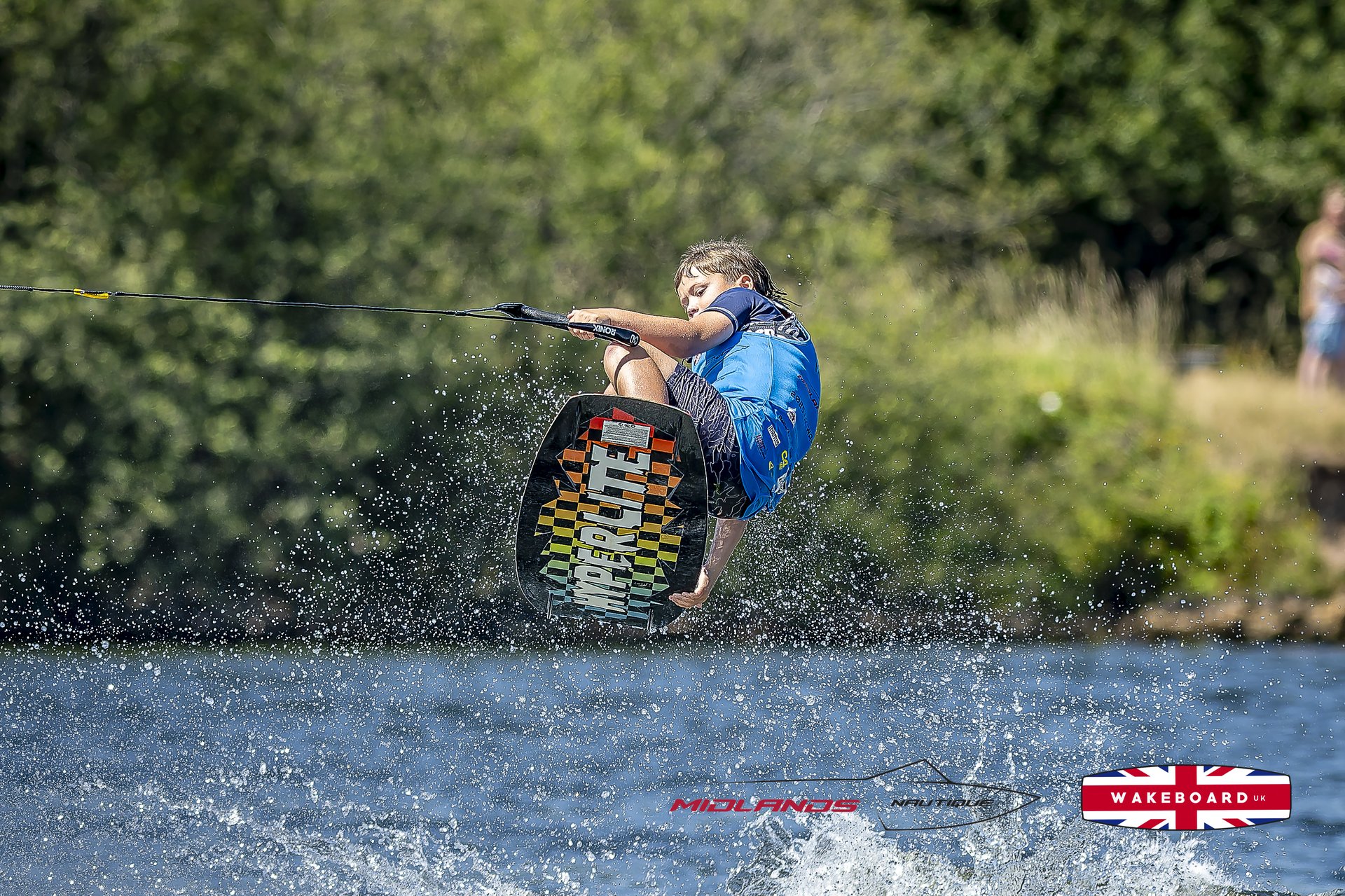 Rider at the 2025 Midlands Nautique UK Wake Nationals Wakeboard