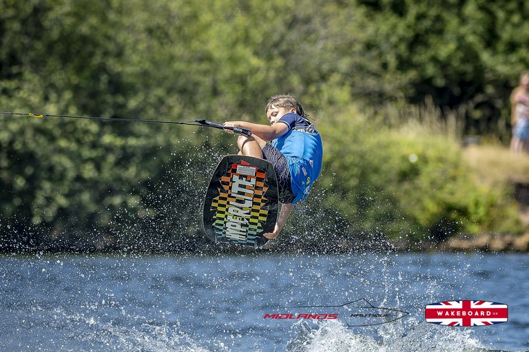 Rider at the 2025 Midlands Nautique UK Wake Nationals Wakeboard - Photos Mantis Pro Media