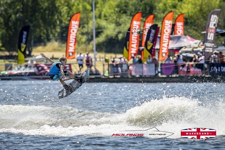Rider at the 2025 Midlands Nautique UK Wake Nationals Wakeboard - Photos Mantis Pro Media